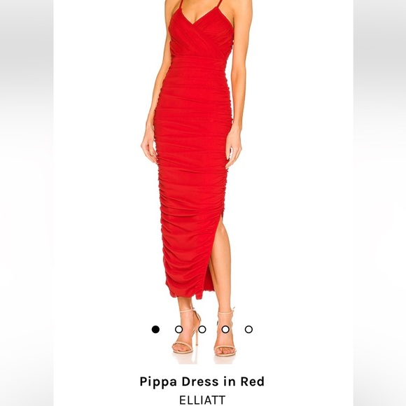 Elliat red dress in size S. Bright Red 🤩 - Picture 1 of 2